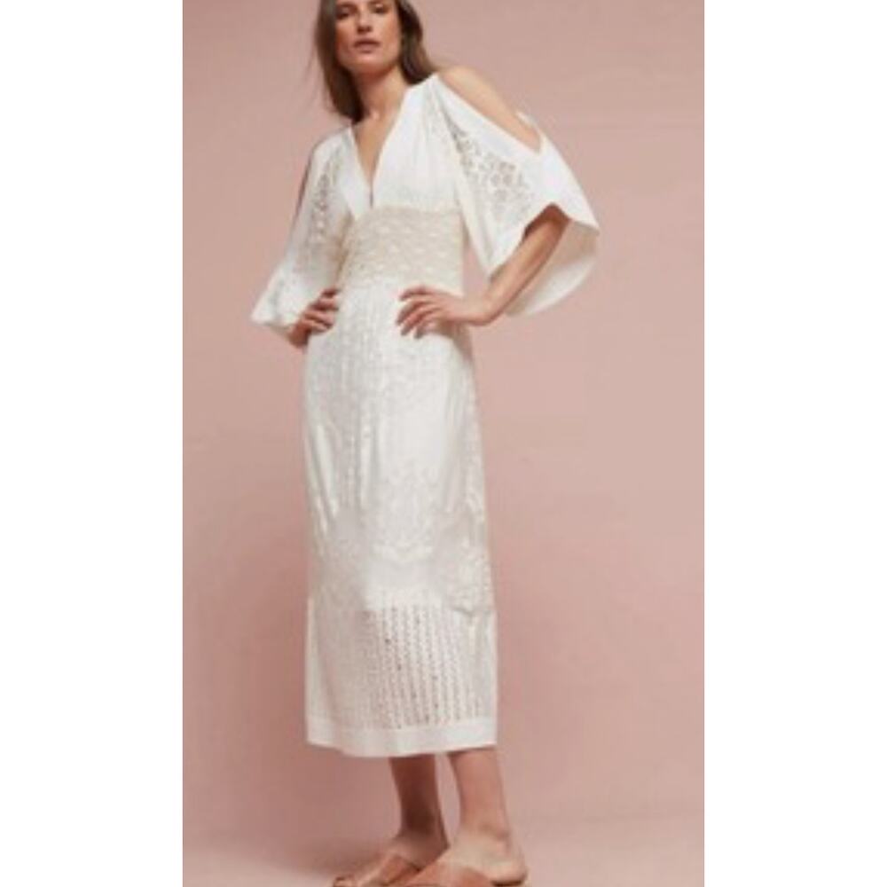 Farm Rio Solana Cold Shoulder Dress Sz. M - Picture 3 of 9